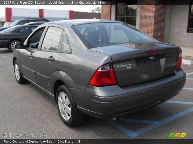Liquid Grey Metallic / Charcoal/Light Flint 2007 Ford Focus ZX4 S Sedan