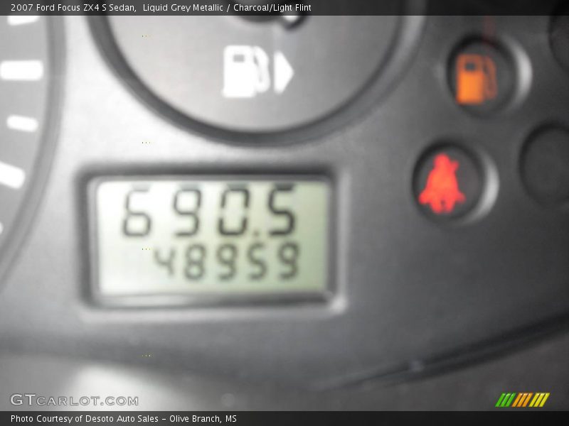 Liquid Grey Metallic / Charcoal/Light Flint 2007 Ford Focus ZX4 S Sedan