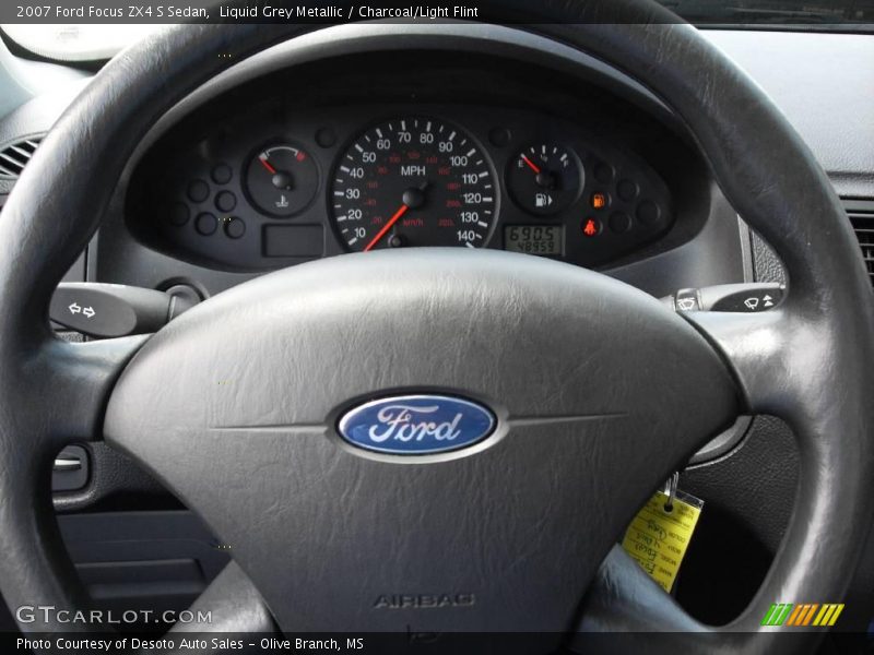 Liquid Grey Metallic / Charcoal/Light Flint 2007 Ford Focus ZX4 S Sedan