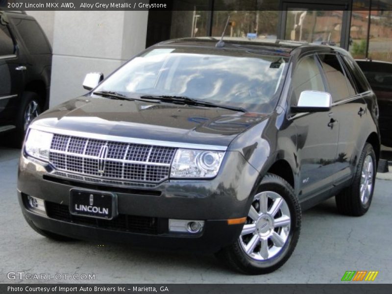 Alloy Grey Metallic / Greystone 2007 Lincoln MKX AWD