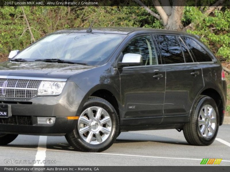 Alloy Grey Metallic / Greystone 2007 Lincoln MKX AWD