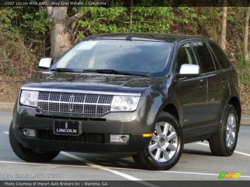 Alloy Grey Metallic / Greystone 2007 Lincoln MKX AWD