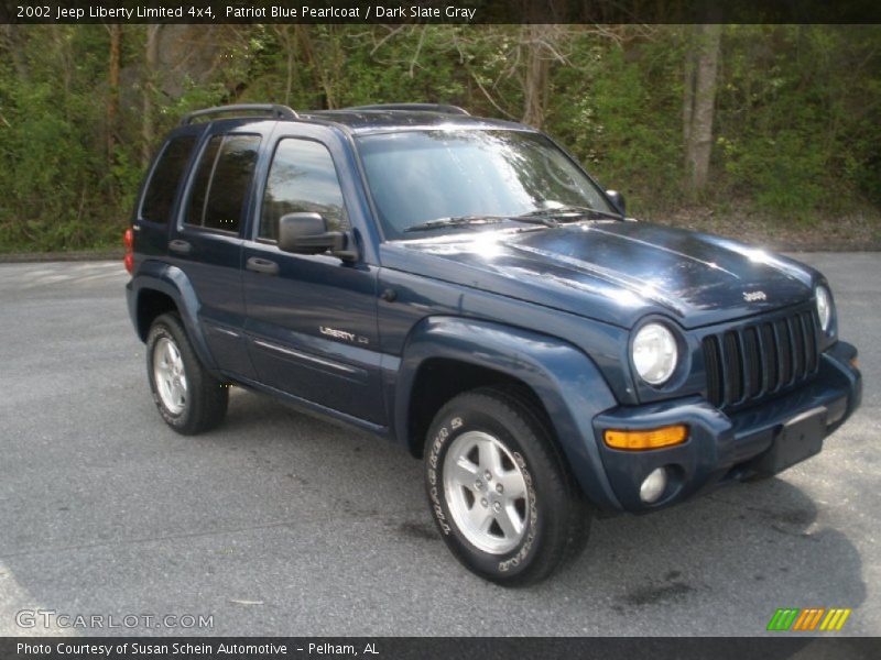 Patriot Blue Pearlcoat / Dark Slate Gray 2002 Jeep Liberty Limited 4x4