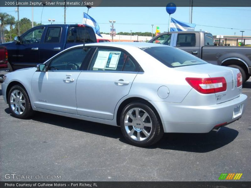 Silver Frost Metallic / Sand 2006 Lincoln Zephyr