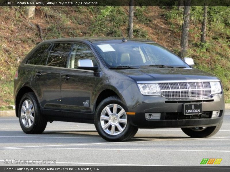 Alloy Grey Metallic / Greystone 2007 Lincoln MKX AWD