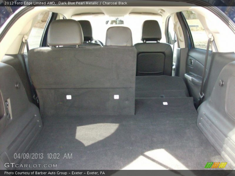 Dark Blue Pearl Metallic / Charcoal Black 2012 Ford Edge Limited AWD