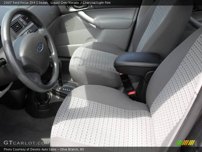 Liquid Grey Metallic / Charcoal/Light Flint 2007 Ford Focus ZX4 S Sedan