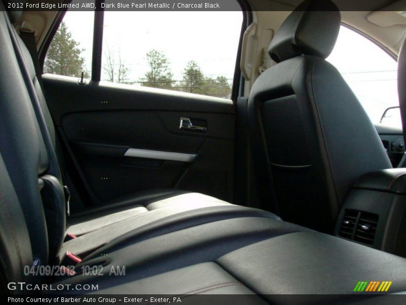 Dark Blue Pearl Metallic / Charcoal Black 2012 Ford Edge Limited AWD