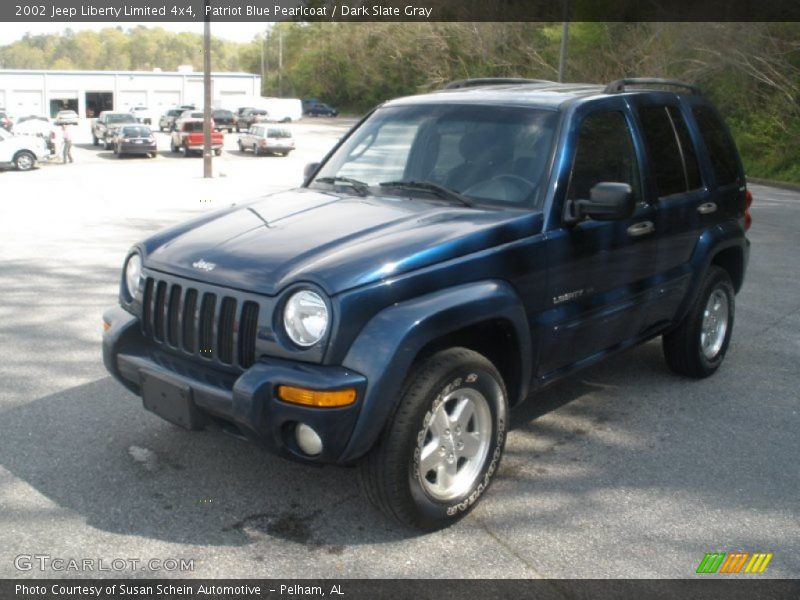 Patriot Blue Pearlcoat / Dark Slate Gray 2002 Jeep Liberty Limited 4x4