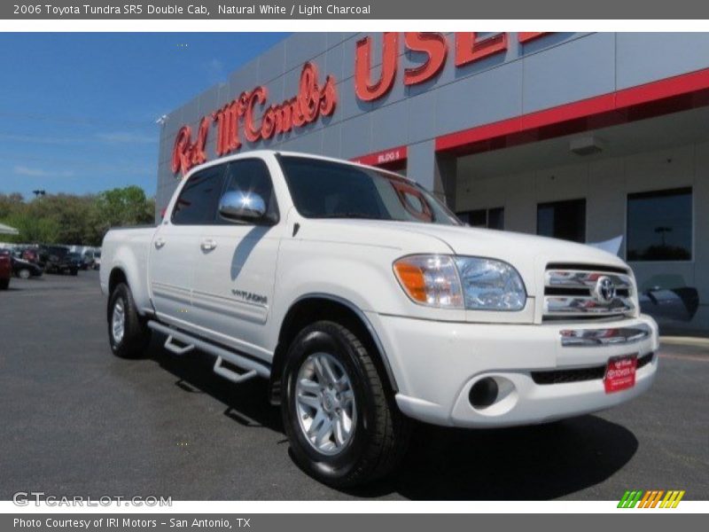 Natural White / Light Charcoal 2006 Toyota Tundra SR5 Double Cab