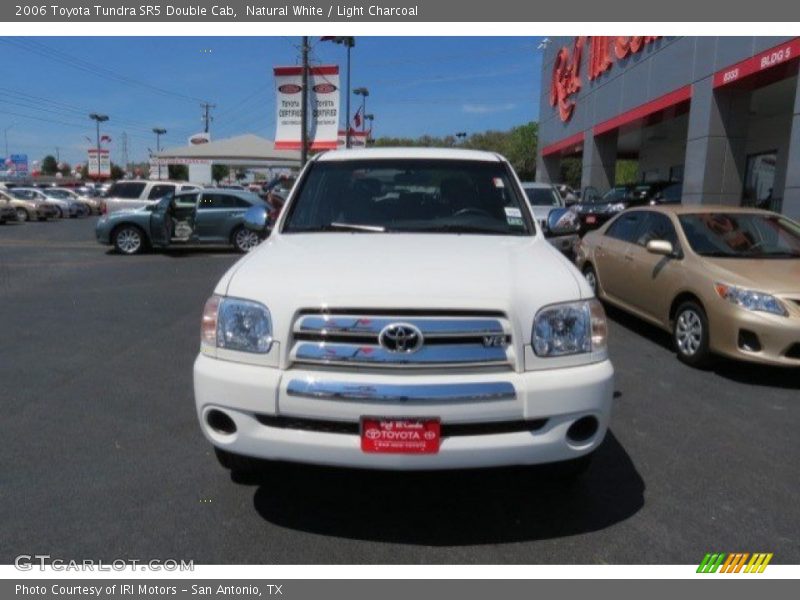 Natural White / Light Charcoal 2006 Toyota Tundra SR5 Double Cab