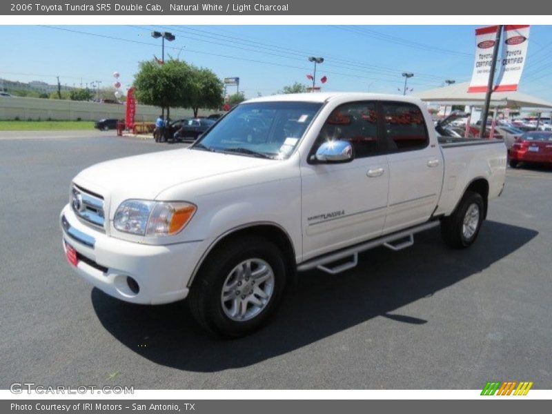 Natural White / Light Charcoal 2006 Toyota Tundra SR5 Double Cab