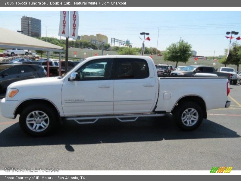 Natural White / Light Charcoal 2006 Toyota Tundra SR5 Double Cab