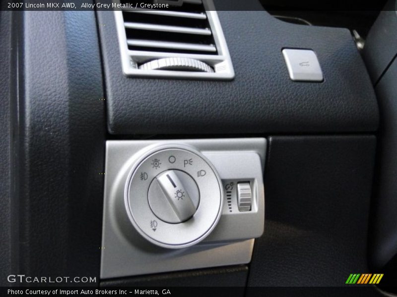 Controls of 2007 MKX AWD