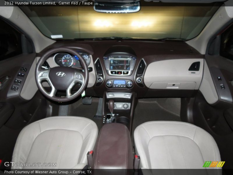 Dashboard of 2012 Tucson Limited