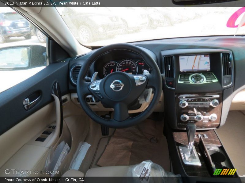 Pearl White / Cafe Latte 2013 Nissan Maxima 3.5 SV