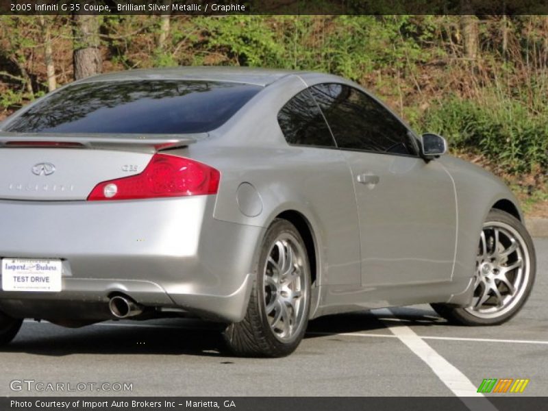 Brilliant Silver Metallic / Graphite 2005 Infiniti G 35 Coupe