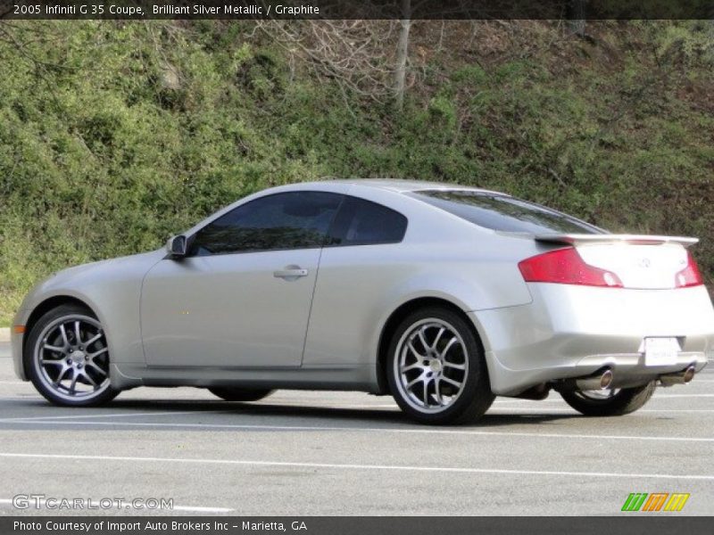 Brilliant Silver Metallic / Graphite 2005 Infiniti G 35 Coupe