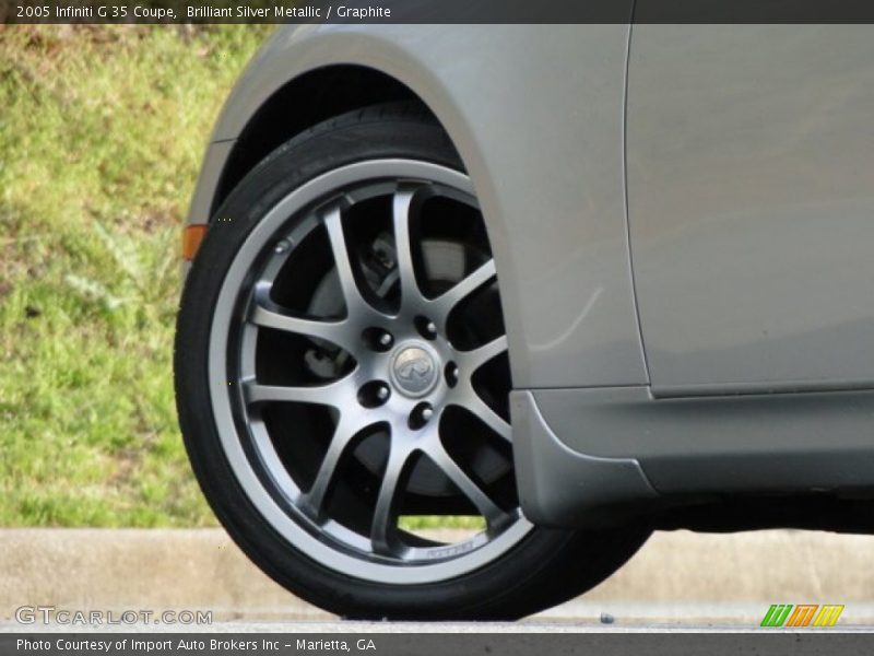 Brilliant Silver Metallic / Graphite 2005 Infiniti G 35 Coupe
