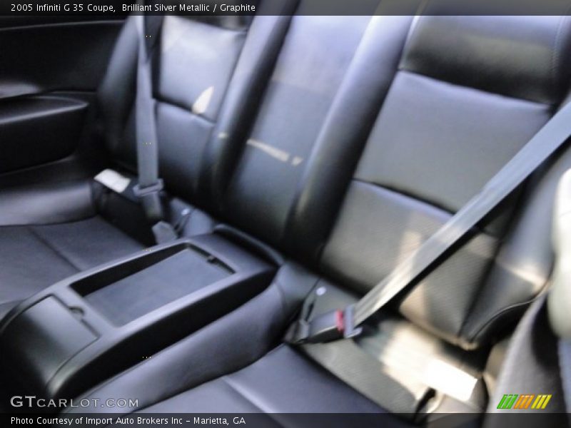 Brilliant Silver Metallic / Graphite 2005 Infiniti G 35 Coupe