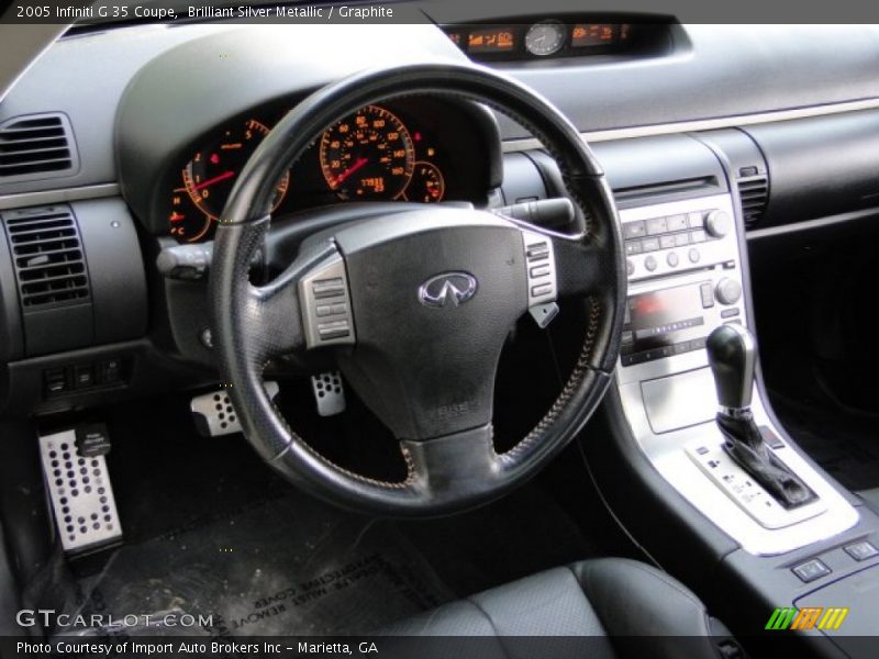 Brilliant Silver Metallic / Graphite 2005 Infiniti G 35 Coupe