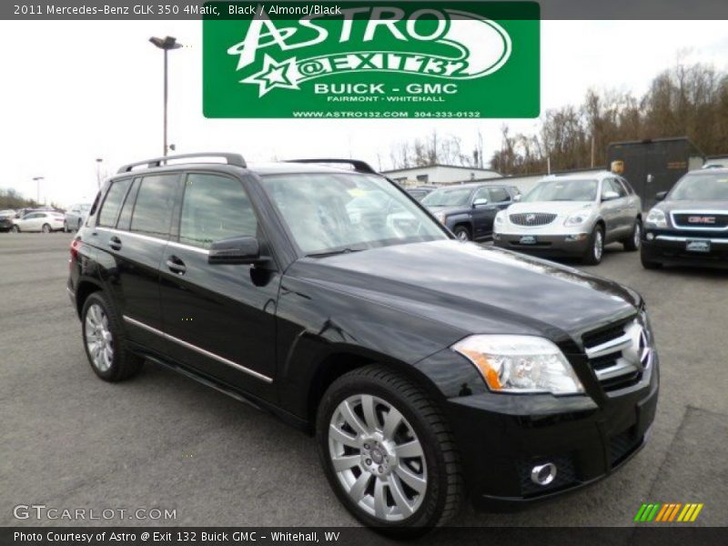 Black / Almond/Black 2011 Mercedes-Benz GLK 350 4Matic