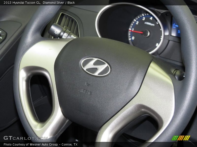 Diamond Silver / Black 2013 Hyundai Tucson GL