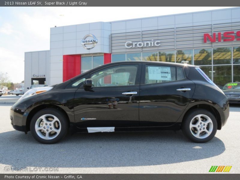Super Black / Light Gray 2013 Nissan LEAF SV