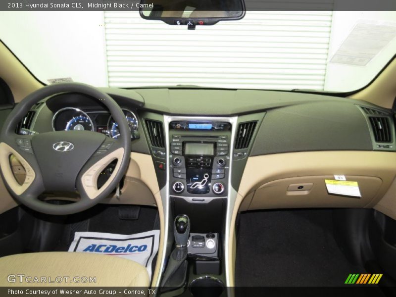 Midnight Black / Camel 2013 Hyundai Sonata GLS