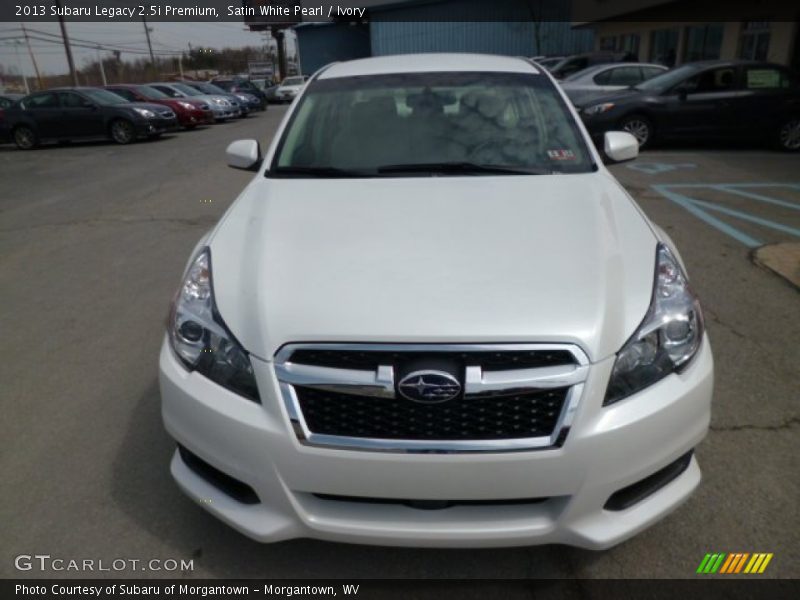 Satin White Pearl / Ivory 2013 Subaru Legacy 2.5i Premium