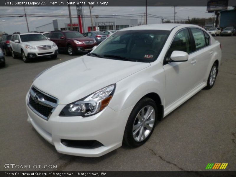Satin White Pearl / Ivory 2013 Subaru Legacy 2.5i Premium