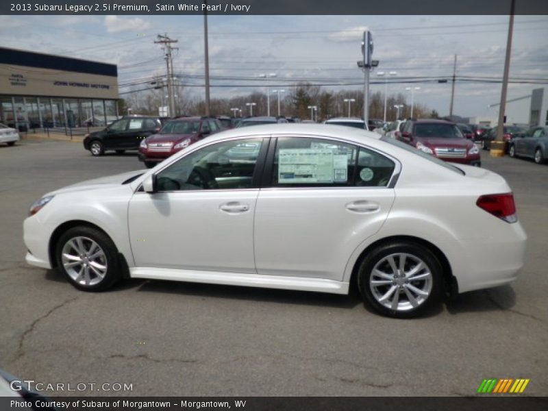 Satin White Pearl / Ivory 2013 Subaru Legacy 2.5i Premium