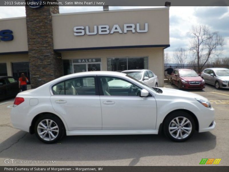 Satin White Pearl / Ivory 2013 Subaru Legacy 2.5i Premium