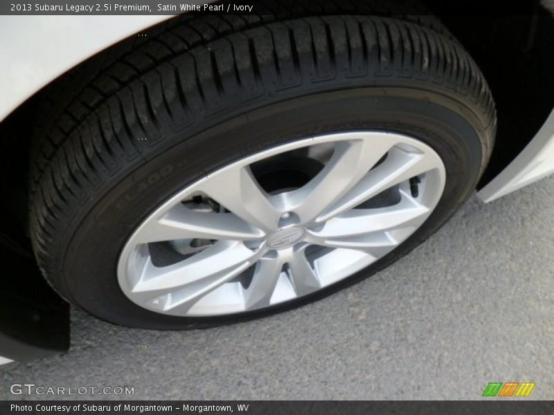 Satin White Pearl / Ivory 2013 Subaru Legacy 2.5i Premium