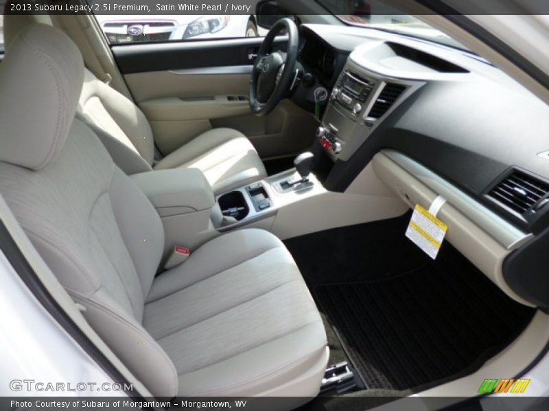 Satin White Pearl / Ivory 2013 Subaru Legacy 2.5i Premium