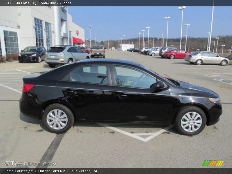 Ebony Black / Stone 2012 Kia Forte EX