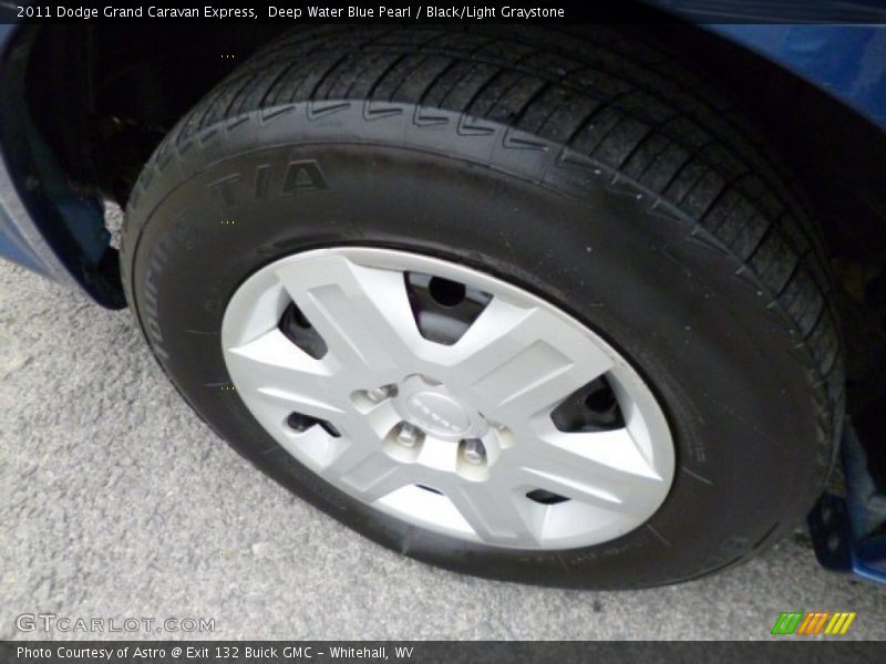 Deep Water Blue Pearl / Black/Light Graystone 2011 Dodge Grand Caravan Express