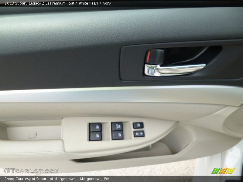 Satin White Pearl / Ivory 2013 Subaru Legacy 2.5i Premium