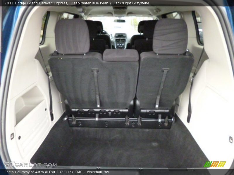 Deep Water Blue Pearl / Black/Light Graystone 2011 Dodge Grand Caravan Express