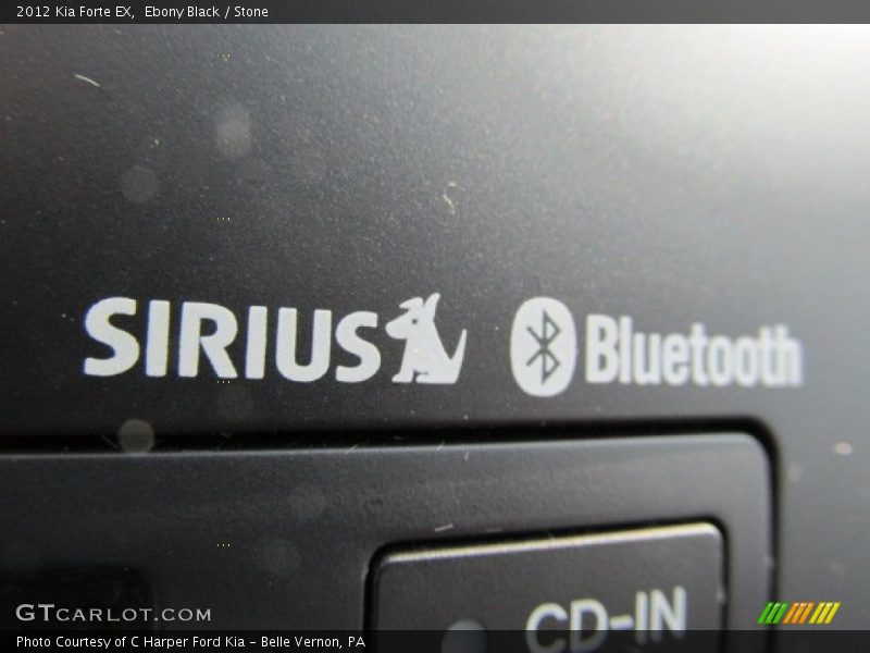 Ebony Black / Stone 2012 Kia Forte EX