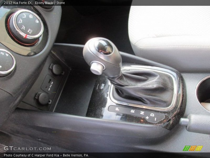 Ebony Black / Stone 2012 Kia Forte EX