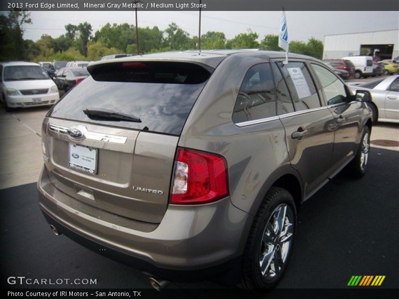 Mineral Gray Metallic / Medium Light Stone 2013 Ford Edge Limited