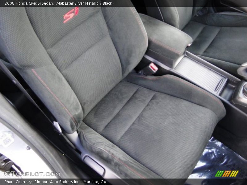 Front Seat of 2008 Civic Si Sedan