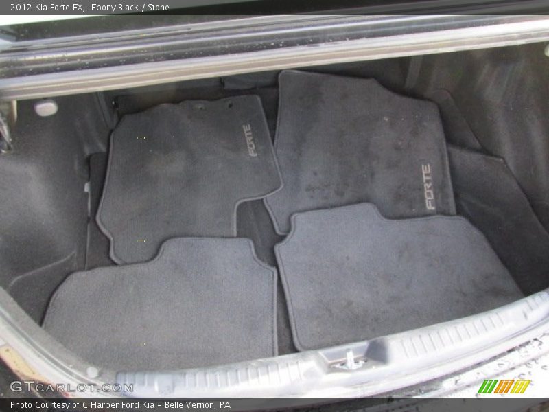 Ebony Black / Stone 2012 Kia Forte EX