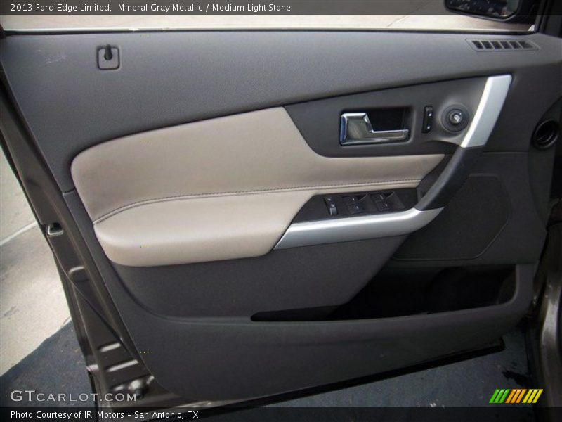 Mineral Gray Metallic / Medium Light Stone 2013 Ford Edge Limited