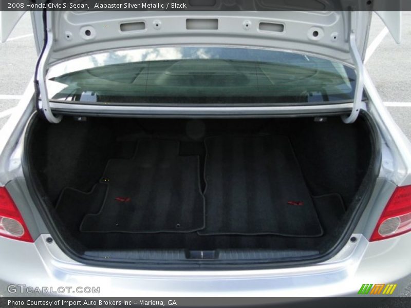 Alabaster Silver Metallic / Black 2008 Honda Civic Si Sedan