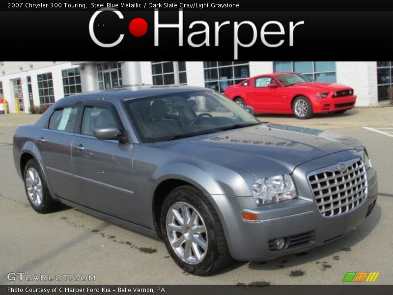 Steel Blue Metallic / Dark Slate Gray/Light Graystone 2007 Chrysler 300 Touring
