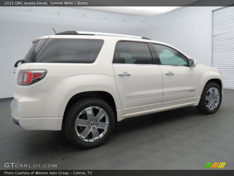 Summit White / Ebony 2013 GMC Acadia Denali