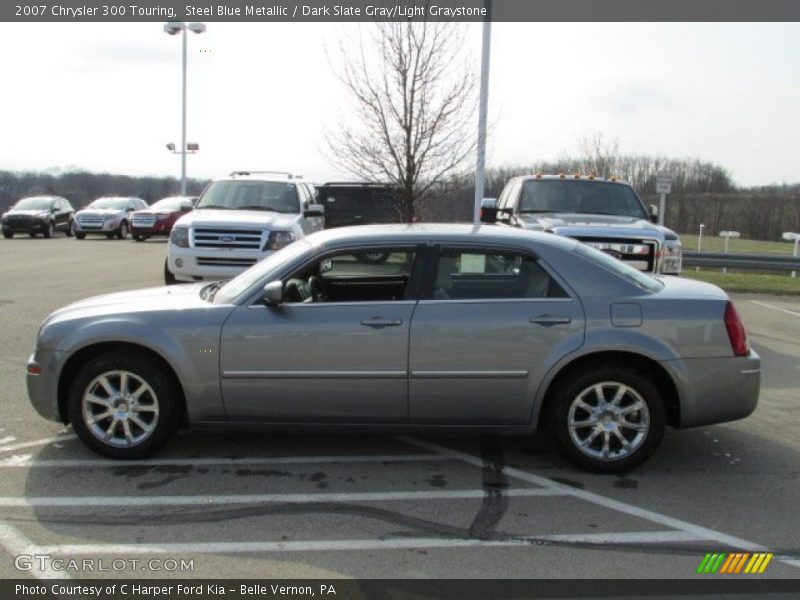 Steel Blue Metallic / Dark Slate Gray/Light Graystone 2007 Chrysler 300 Touring