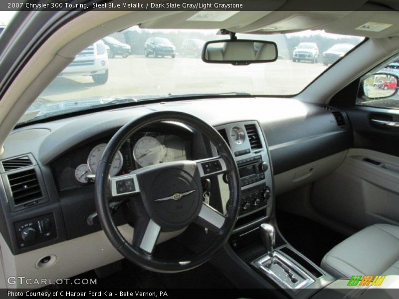 Steel Blue Metallic / Dark Slate Gray/Light Graystone 2007 Chrysler 300 Touring